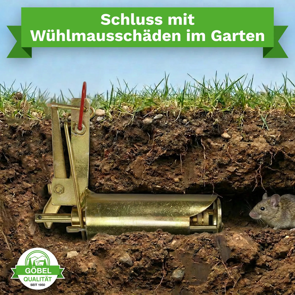 Wühlmausschussfalle »Classic« Wühlmausfalle