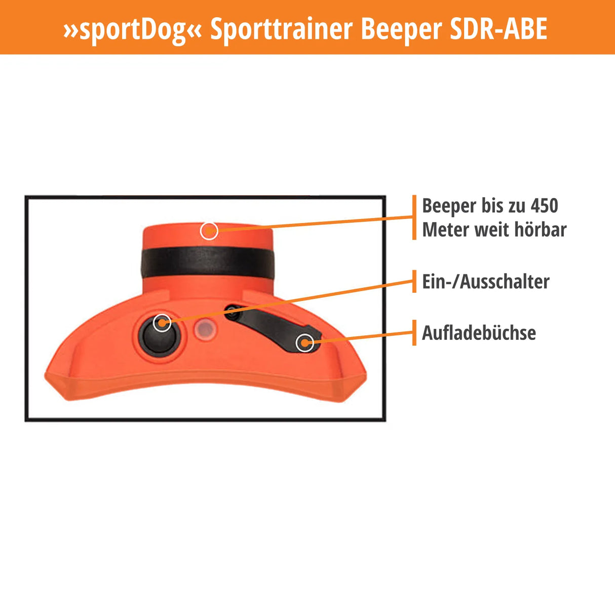 Teletakt »sportDOG« Erziehungshalsband zu SD-1875E · 7-stufig, Beeper