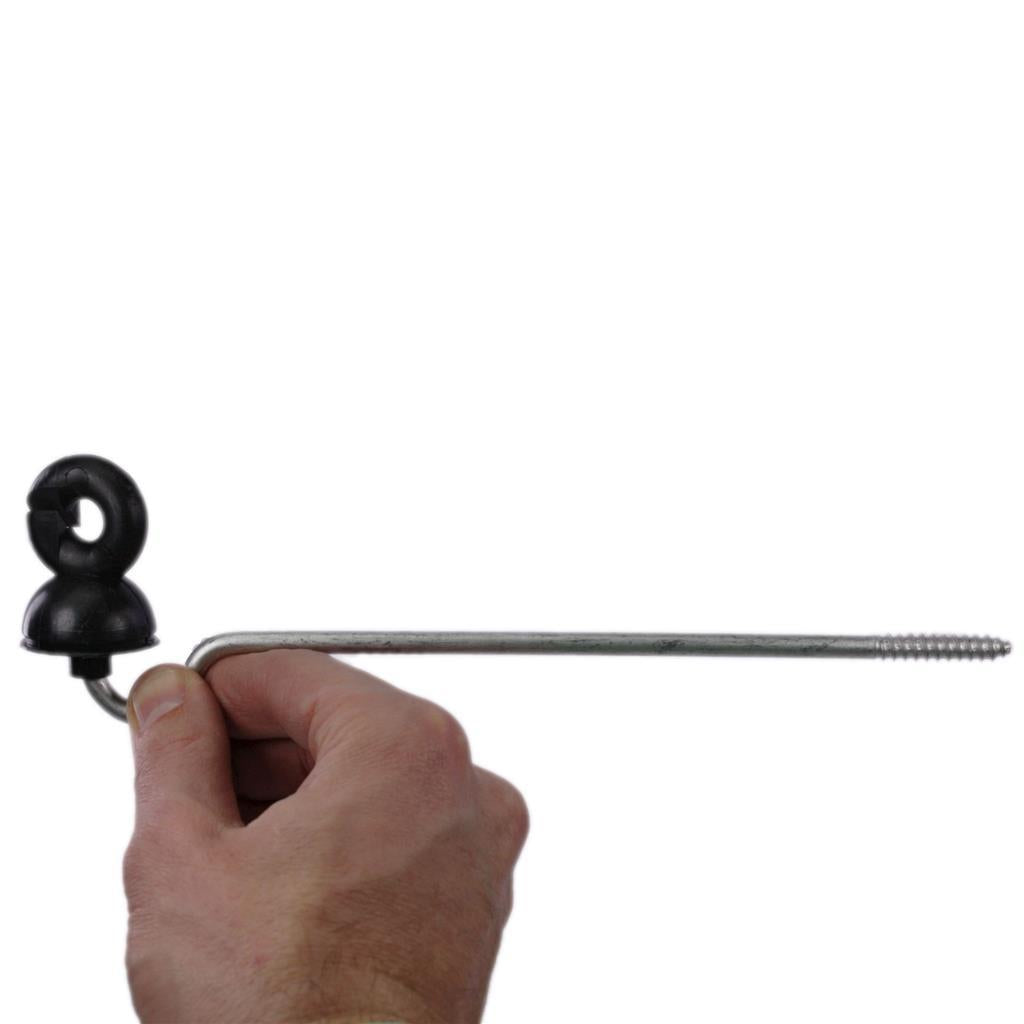 10x Ringisolator »Vollring« für Litze, Draht · 22cm Langstiel