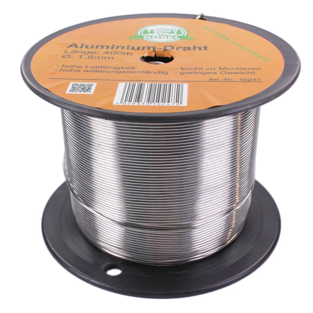 Weidezaundraht Alu »Classic« Top Leitfähigkeit · 1,6mm - 2,00mm, 400m