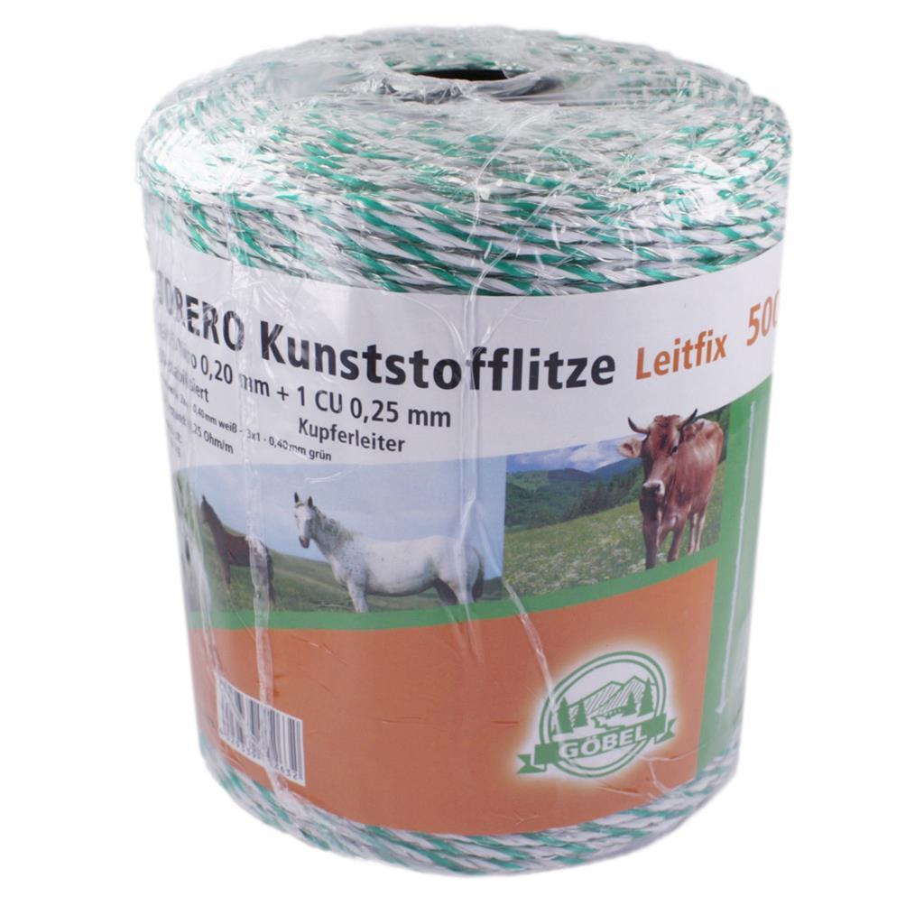 Weidezaunlitze »Torero« Kunststofflitze · 500m, weiß-grün