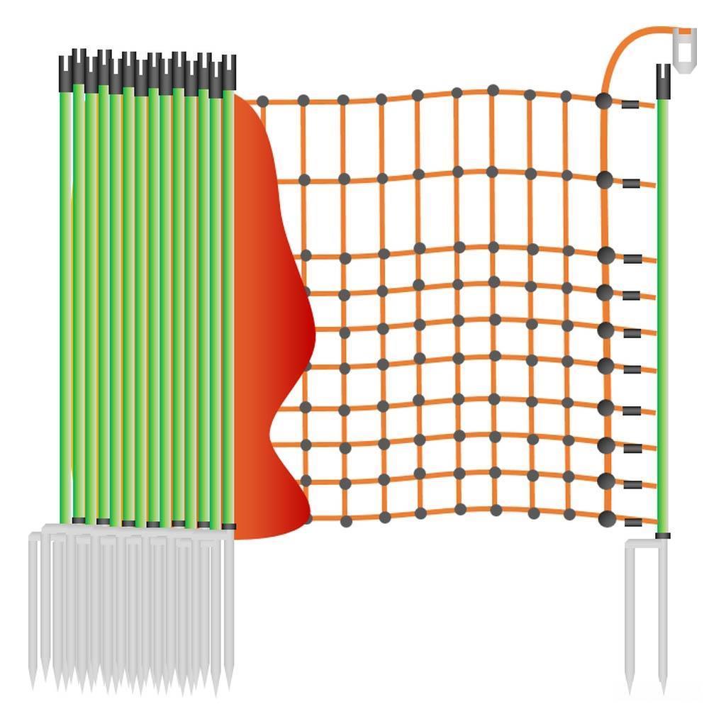Ernteschutznetz »Euronetz« Wildabwehr · 50m 2 Spitzen, 65cm
