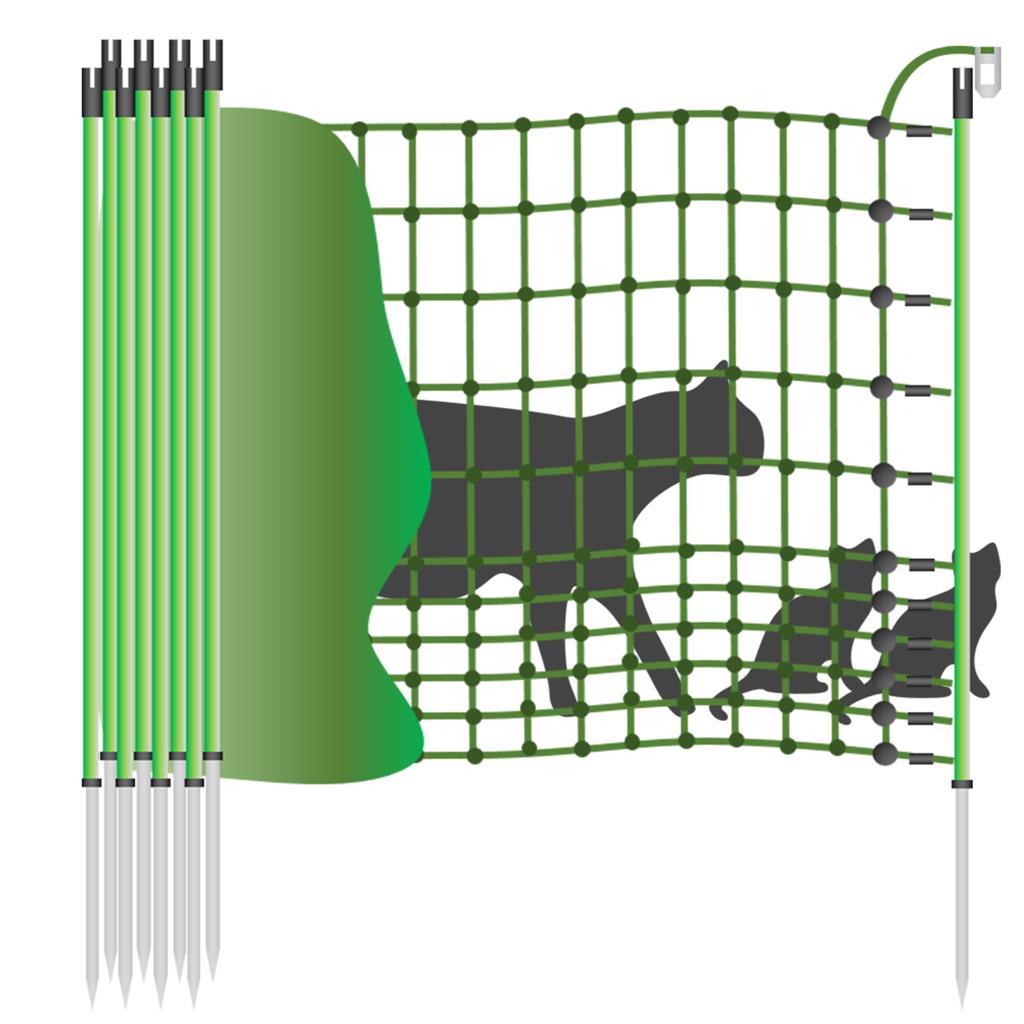 Katzengehege Katzennetz »Euronetz« 25m 1 Spitze, 75cm