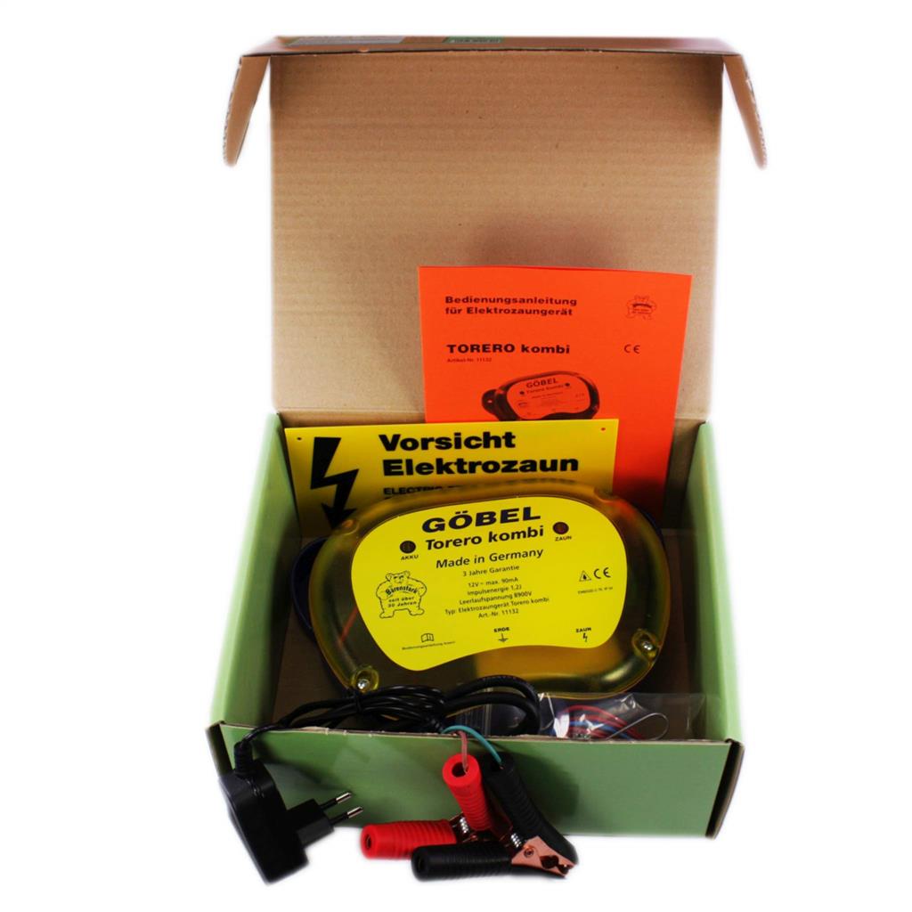 Weidegerät 12v 230v »Torero Kombi« Netzgerät bis 15km
