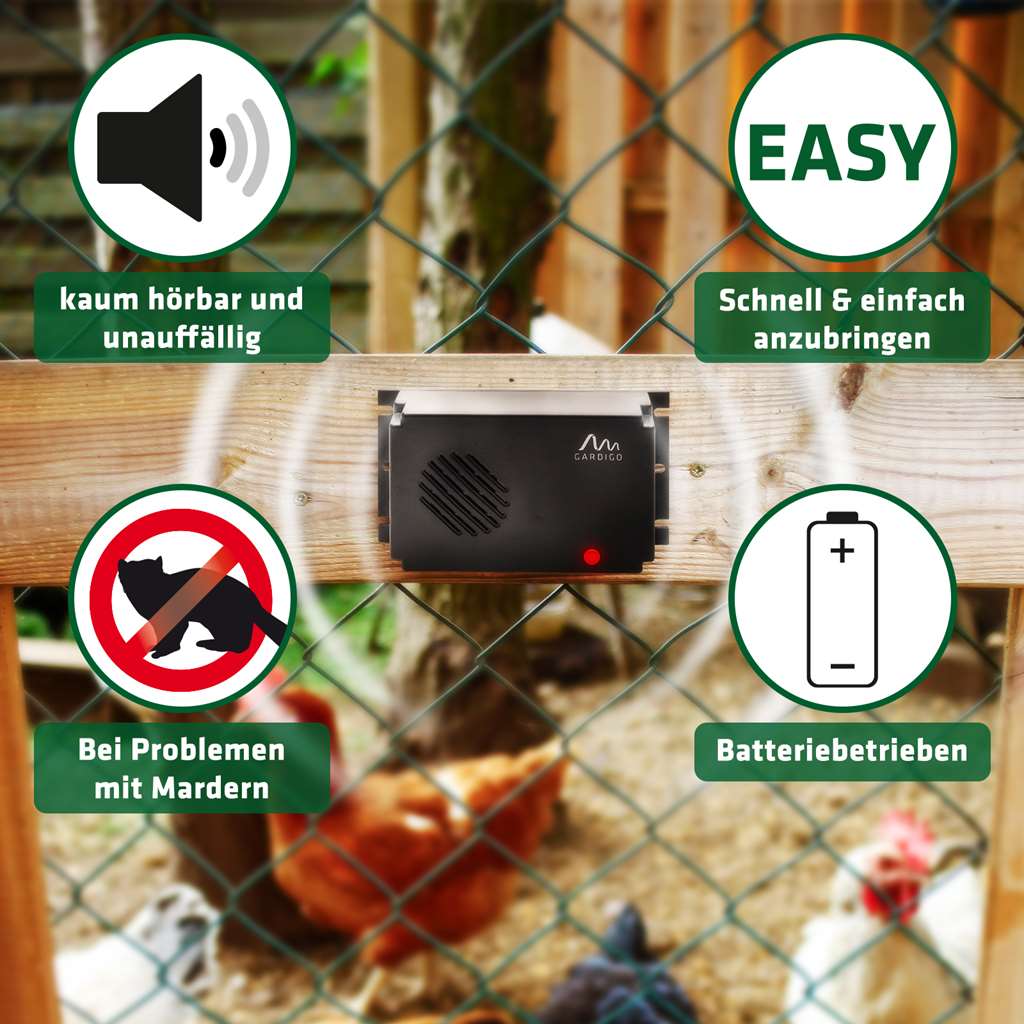 Marderschreck »Gardigo« Marderabwehr Scheune, PKW, Dachboden