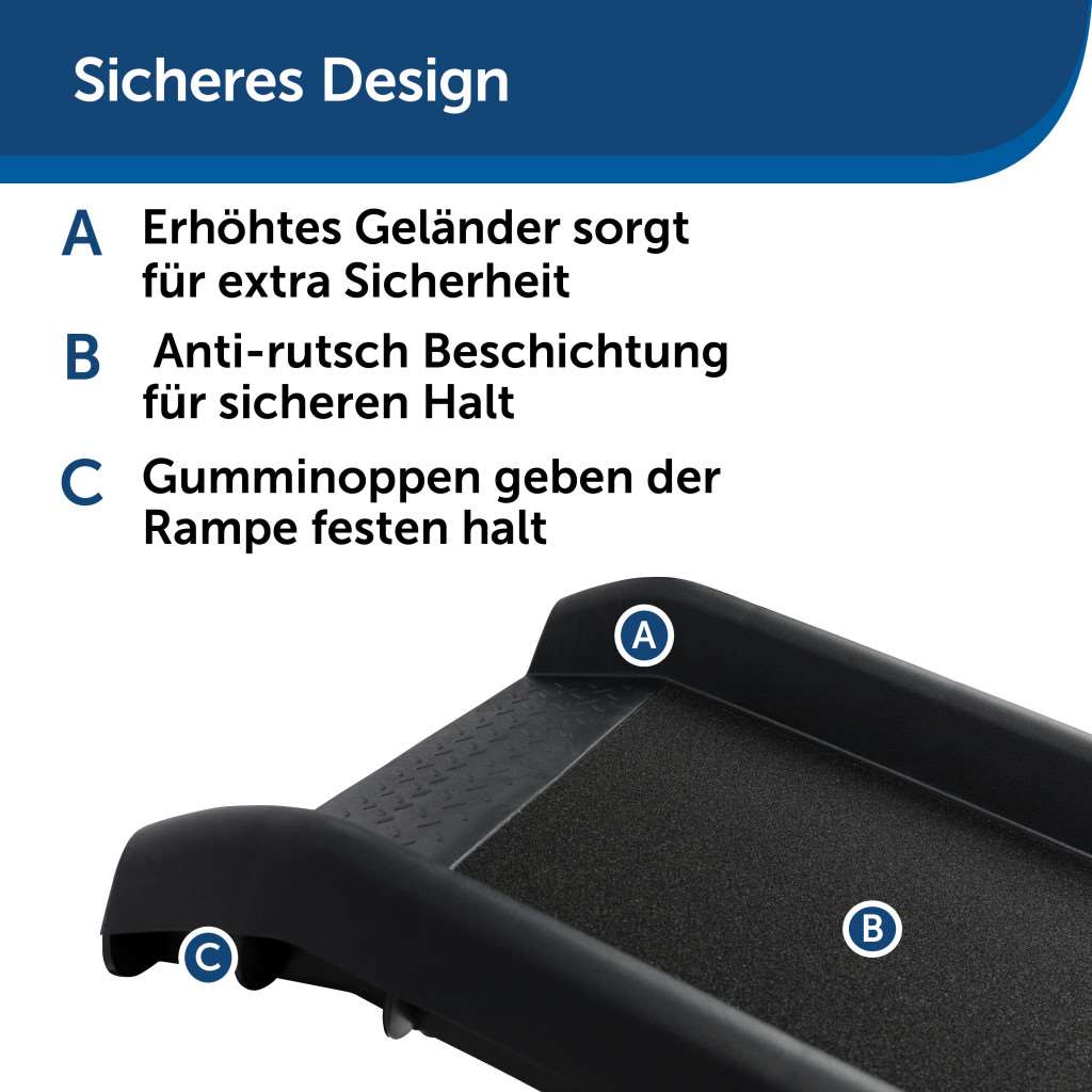 Hunderampe »UltraLite« faltbare Haustierrampe · bis 68kg