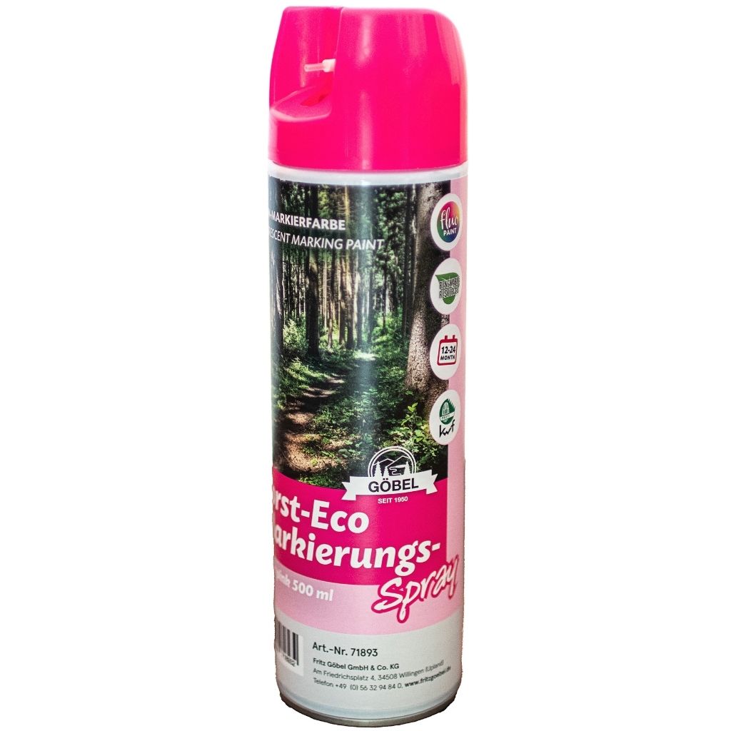 Spezialmarkierungsspray neon »EcoForst« markiert Bäume, KWF, etc · 500ml, in 6 Farben