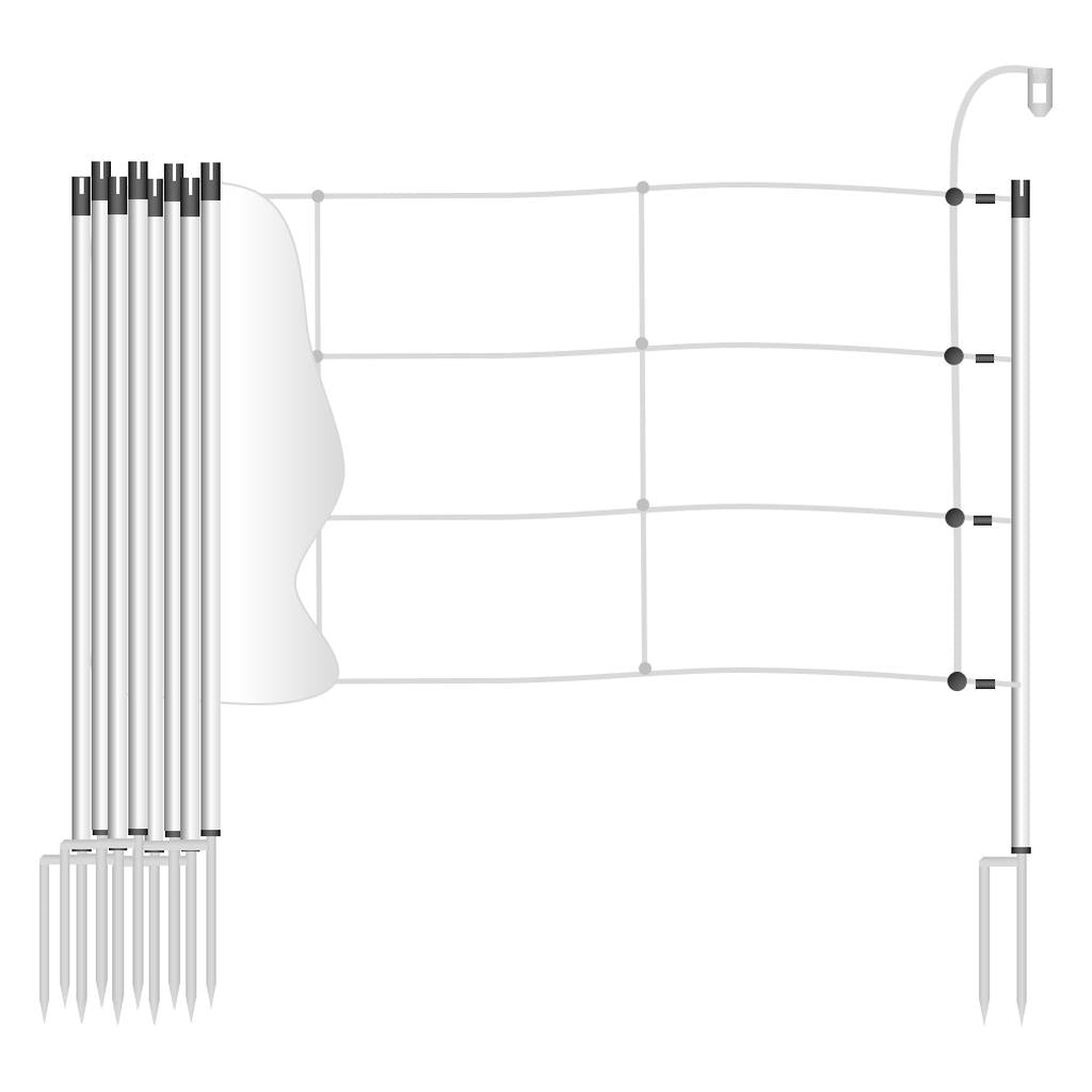 Pferdenetz »Euronetz« Weidenetze · 30m 2 Spitzen, 120cm