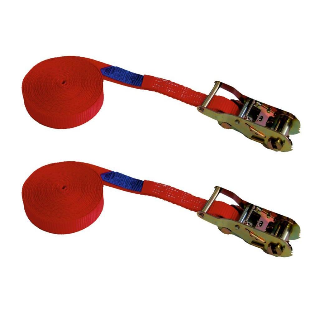 Zurr Gurt »5m / 25mm« Druckratsche, bis 1500daN, rot