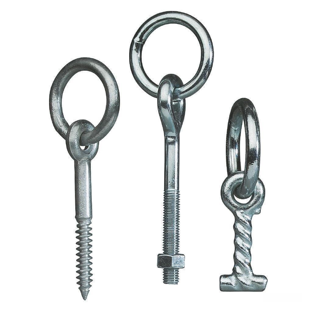 Barrenringe »Classic« mit Ring, Holzschraube · 10x70mm - 10x140mm