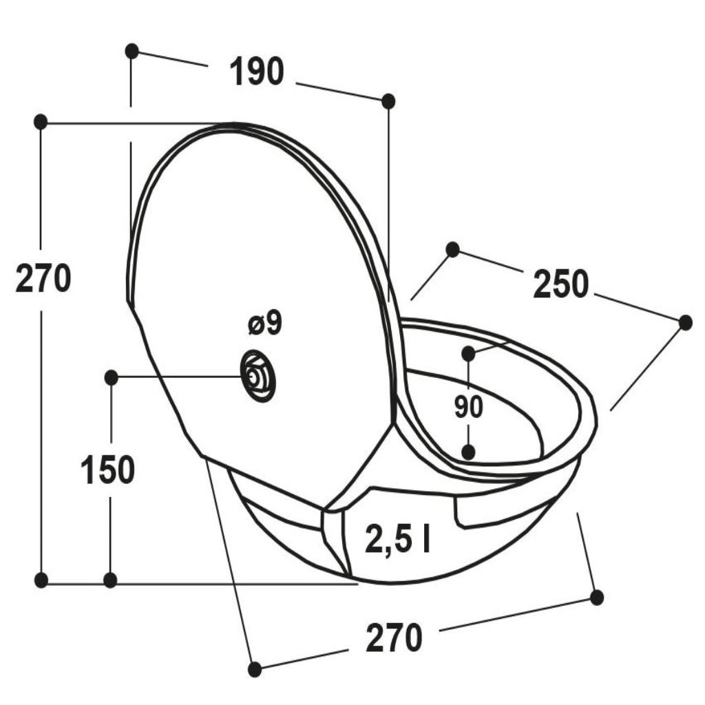 Fassanbautränke »Basic« 180P für Wasserfässer · Kunststoff, grün