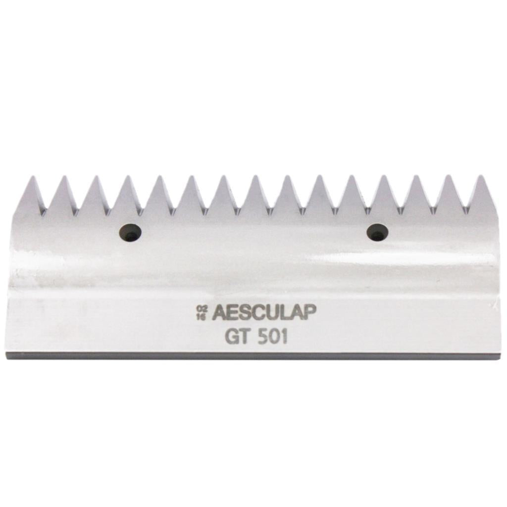 Scherkamm »Aesculap GT 501« obere Schneidplatte 15 Zähne