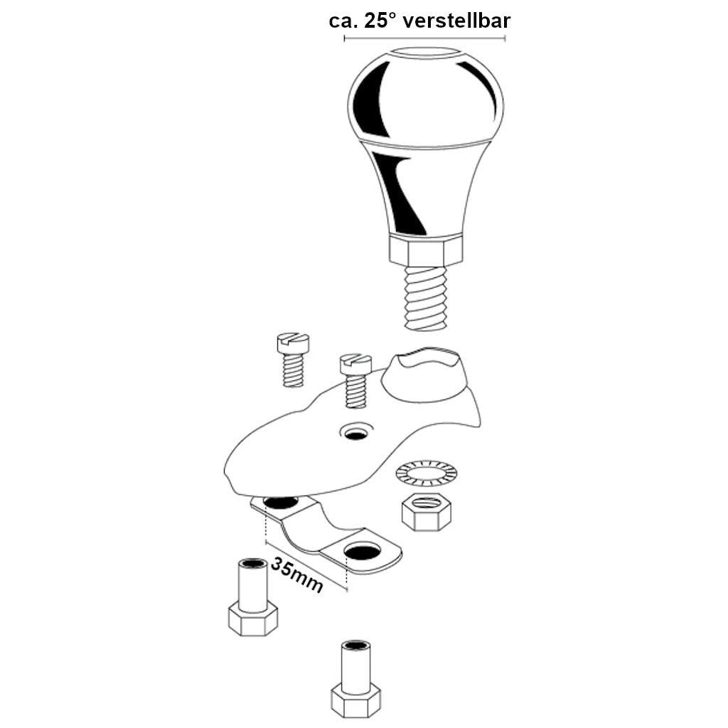 Lenkhilfe »Agropa Super +« Lenkradknauf Trecker · Kugellager