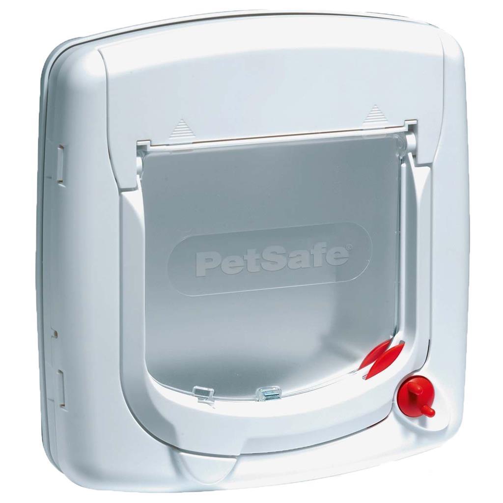 Katzen Klappe »Luxus« Haustiertür · 175x168mm, weiß