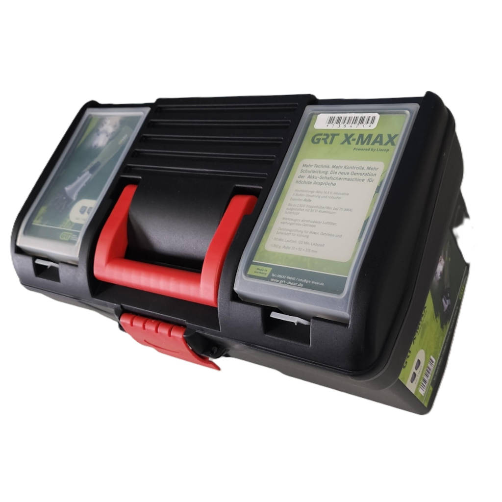 GRT »X-PRO« Schermaschine für Rinder mit 2 Akkus