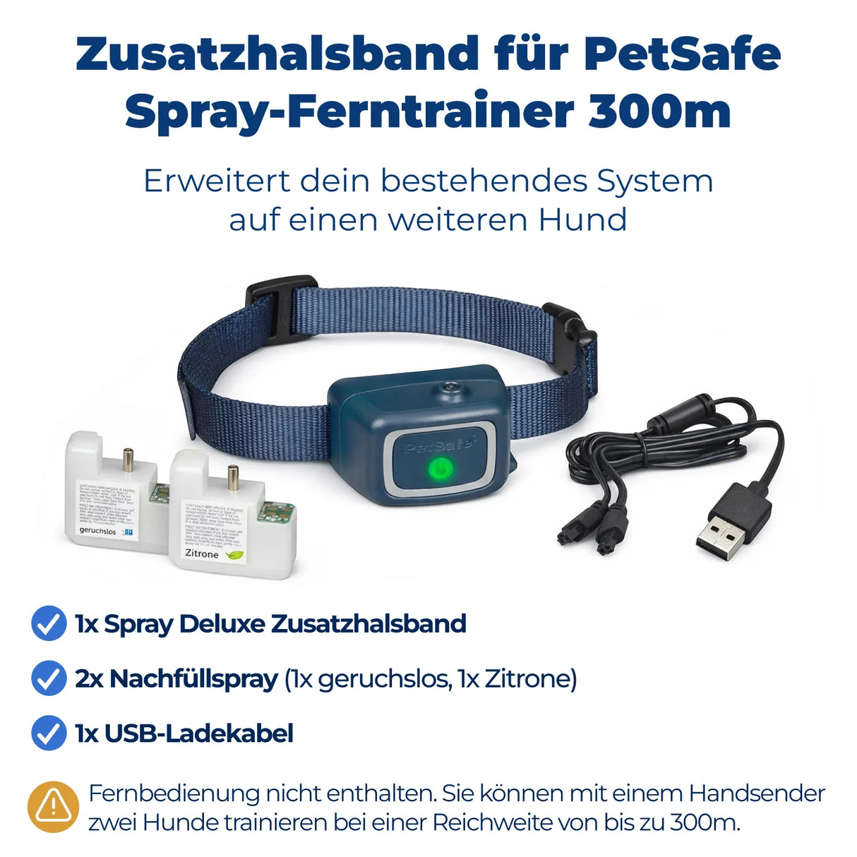 Zusatzhalsband für Ferntrainer »Spray Deluxe« PetSafe · 300m