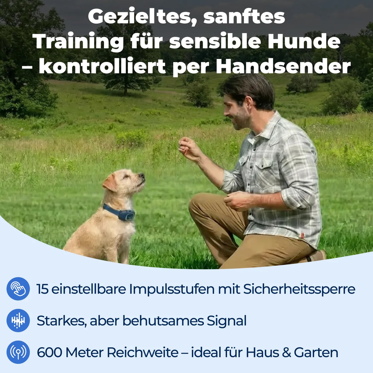 Ferntrainer »Lite« PetSafe Erziehung für sensible Hunde · 600m, ab 3,6kg