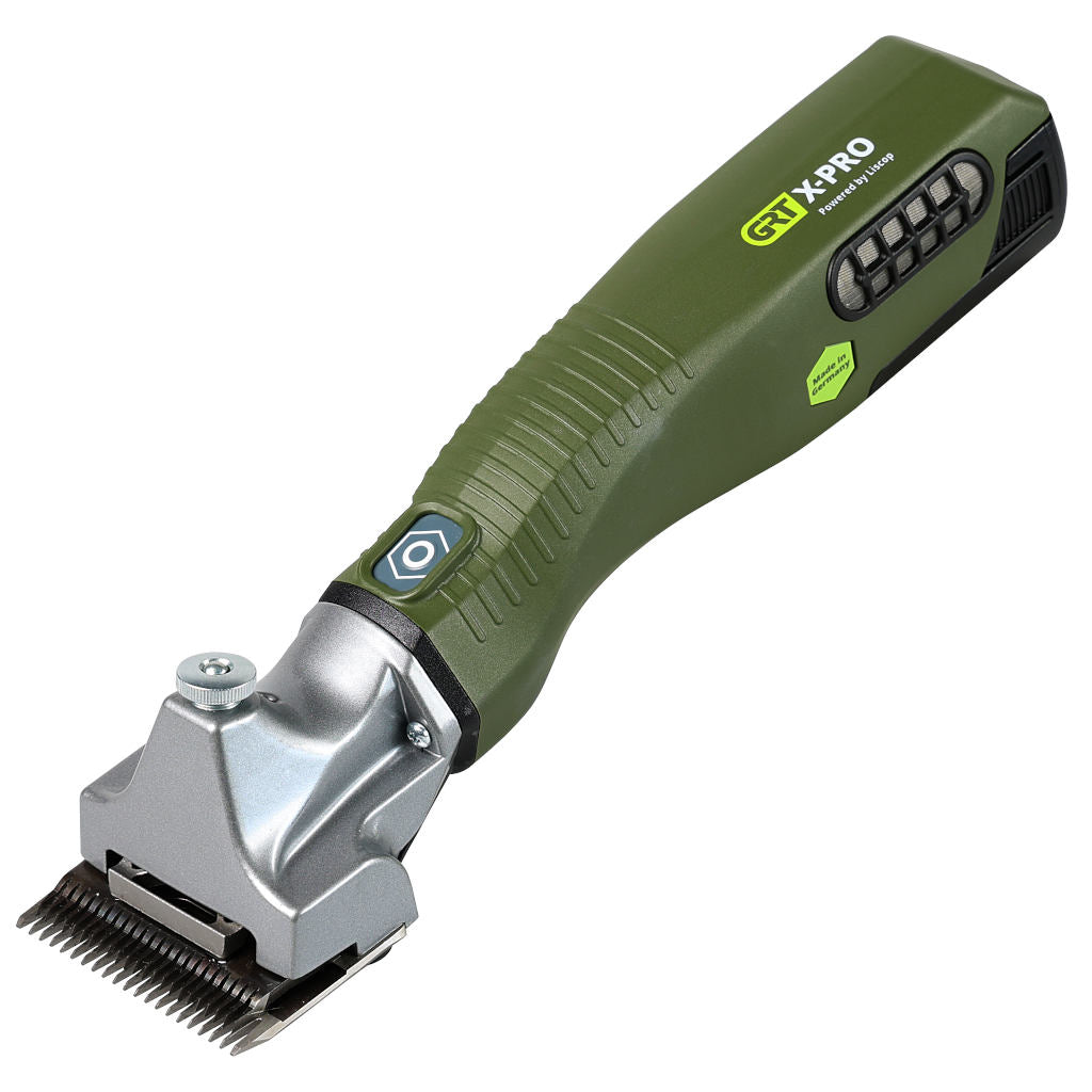 GRT »X-PRO« Schermaschine für Rinder mit 2 Akkus