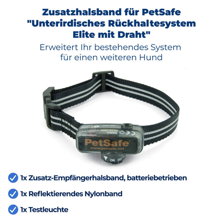 Unsichtbarer Hundezaun »Light« Zusatzhalsband mit Impuls & Ton
