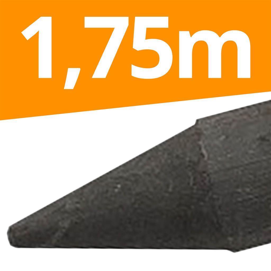 Recycling Pfähle »Rund« Zaunpfosten · 6cm, 1,75m