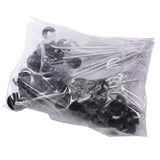 10x Ringisolator »Vollring« für Litze, Draht · 22cm Langstiel