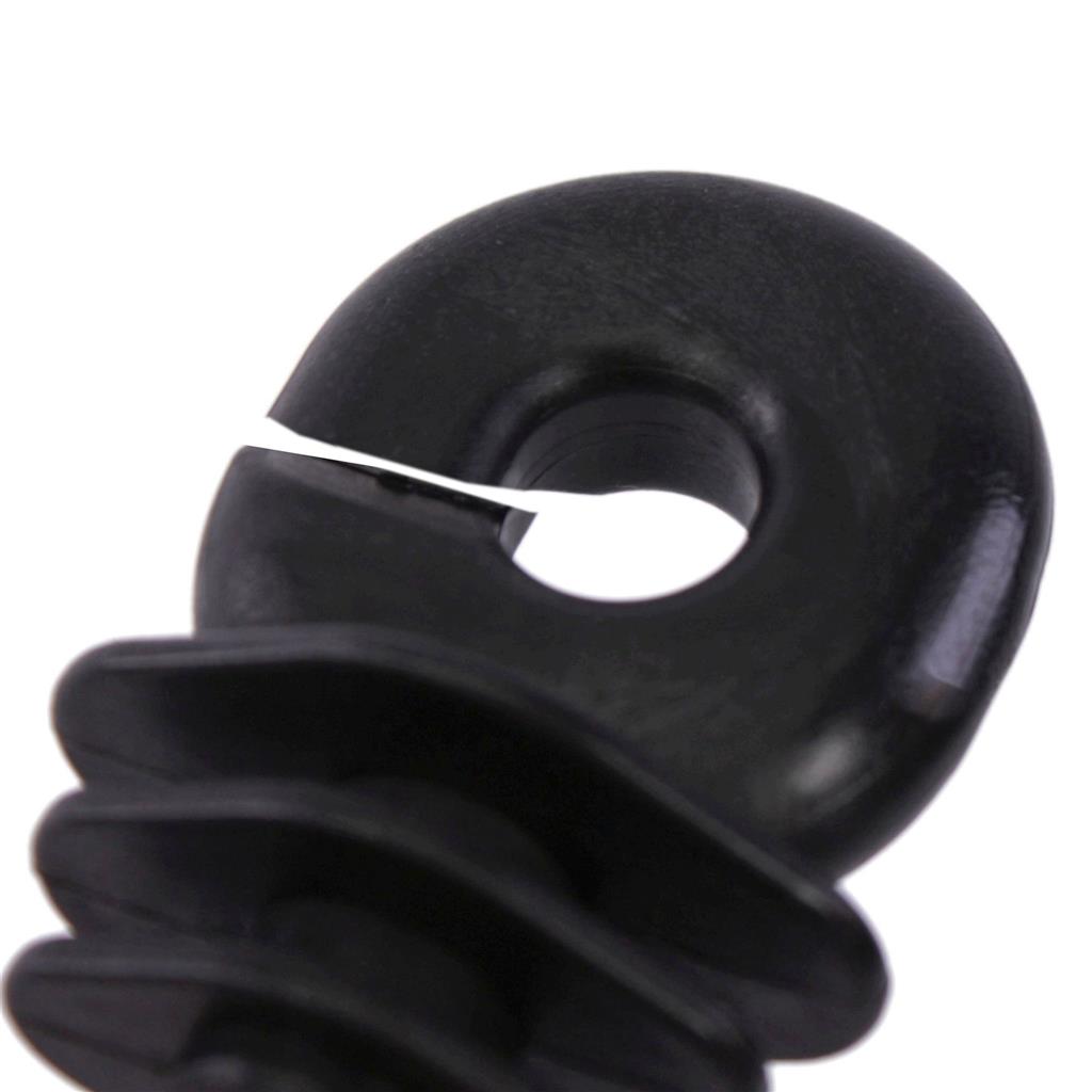 25x Ringisolator »Profi« für Seil, Litze · M6 Gewinde, 22cm Langstiel