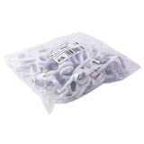 25x Klemmisolator »Kunststoffpfahl« für Ø 19mm Pfahl · Band