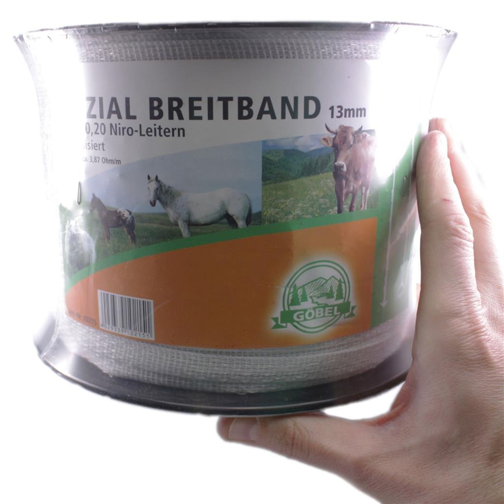 Weidezaunband »Spezial« Breitband · 13mm, 500m, weiß