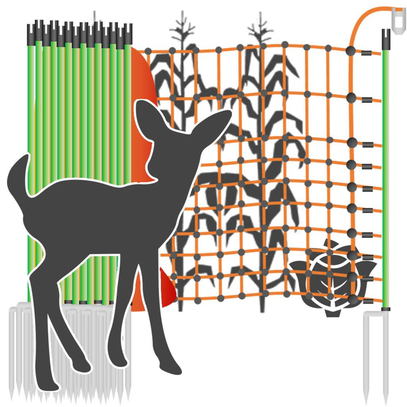 Ernteschutznetz »Euronetz« Wildabwehr · 50m 2 Spitzen, 65cm