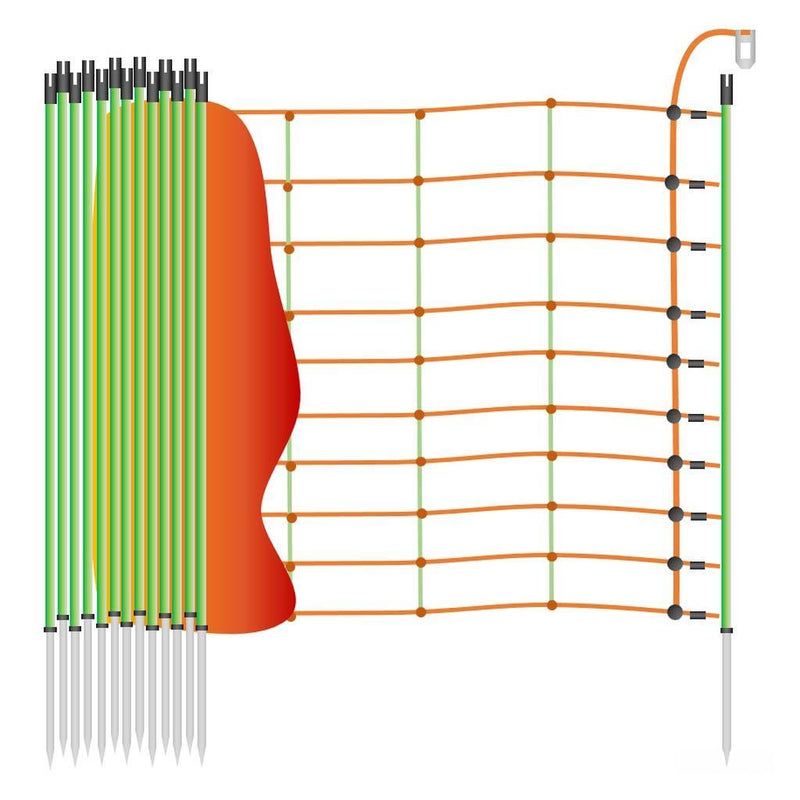 Schafzaun »Euronetz« Elektrozaun · 50m 1 Spitze, 106cm