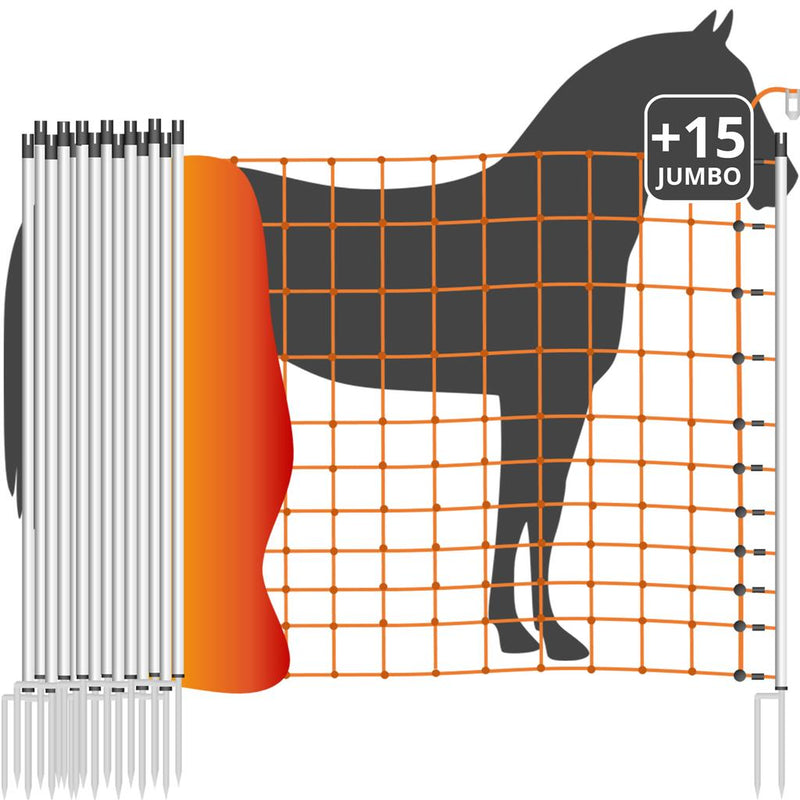 Pferdenetz »Euronetz« Weidenetz · 25m-50m 2 Spitzen bis 170cm
