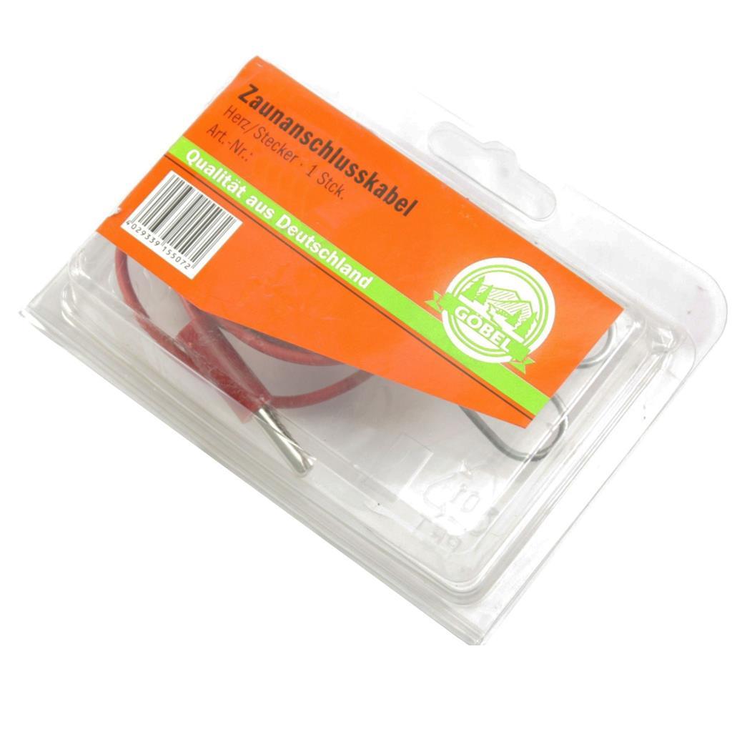 Weidezaun Anschluss »Classic« Zaunanschlusskabel · Herz / Stecker