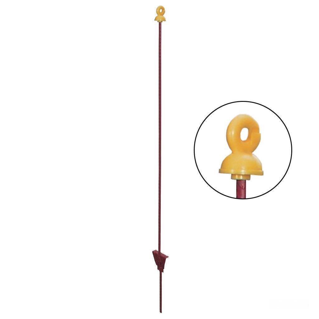 Weidezaunpfähle »Vollring« 30x, Federstahl Metall · oval 5x10mm, 105cm