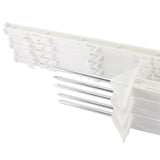 10x Weidezaunpfähle »Dreieckstritt« 150cm Kunststoff Pfähle