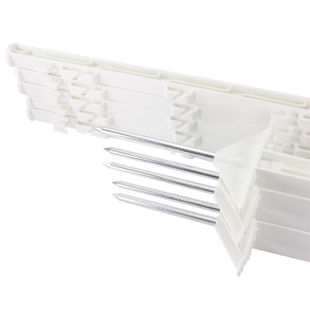 10x Weidezaunpfähle »Dreieckstritt« 75cm Kunststoffpfahl