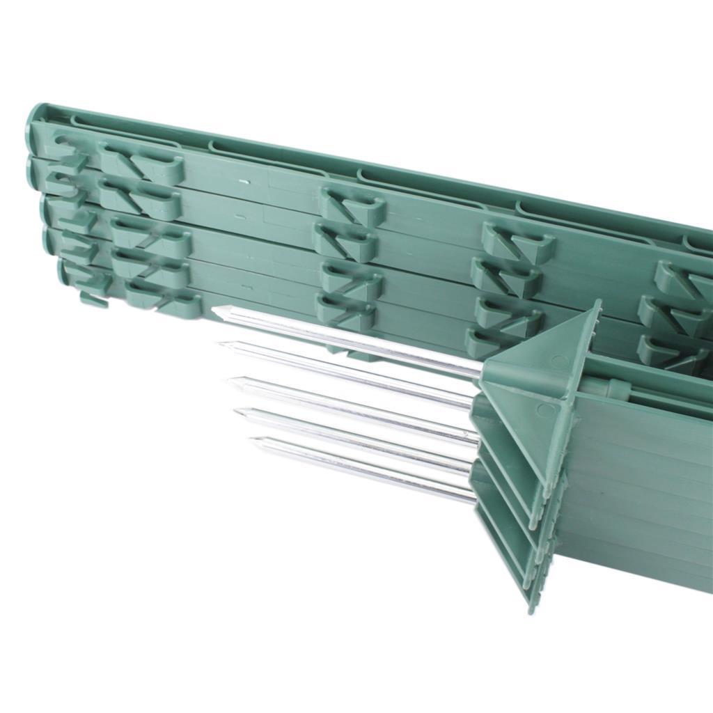 10x Weidezaunpfähle »Dreieckstritt« 75cm Kunststoffpfähle