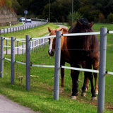 Recycling Pfähle »Rund« Zaunpfosten · 8cm, 2,00m