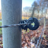 165 x Recyclingpfähle »Rund« 1,30m 4,5cm Palette