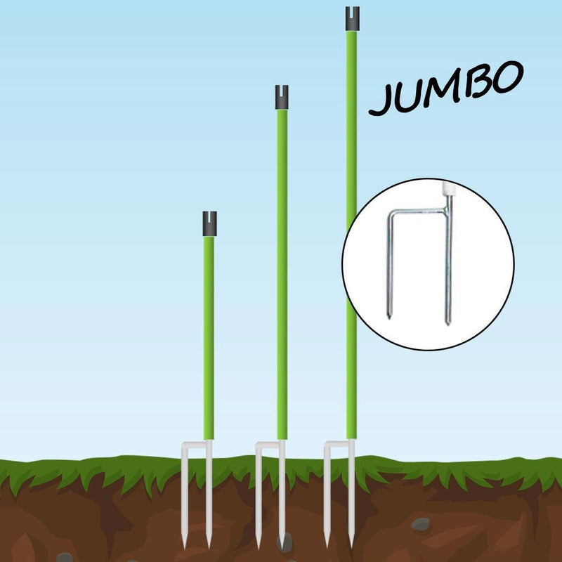 Ersatzpfähle Jumbo »Euronetz« · 2 Spitzen