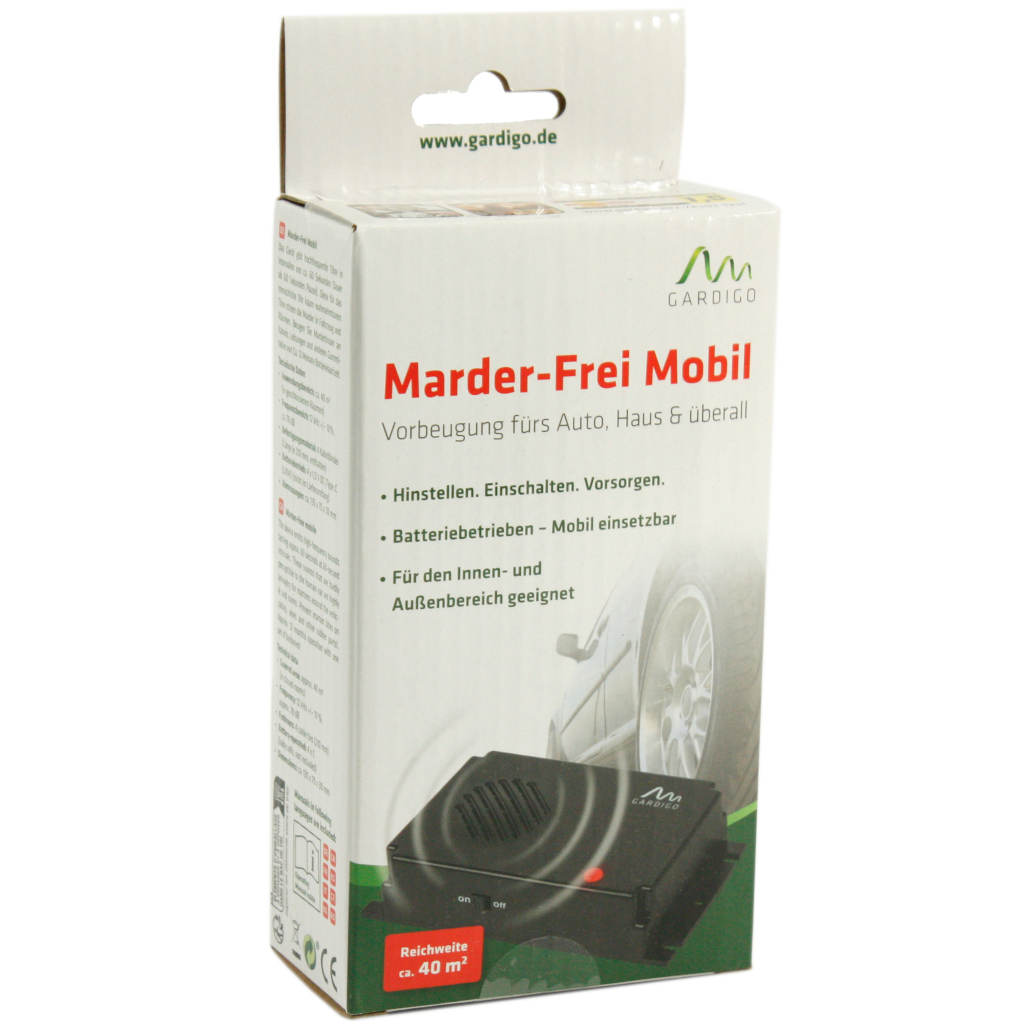 Marderschreck »Gardigo« Marderabwehr Scheune, PKW, Dachboden