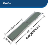 Hunderampe Deluxe »Teleskop« Extra lang 221cm · bis 136kg
