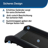 Hunderampe »UltraLite« faltbare Haustierrampe · bis 68kg