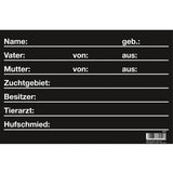 Stalltafel Pferd »Info« Pferdetafel für die Box · 30x20cm