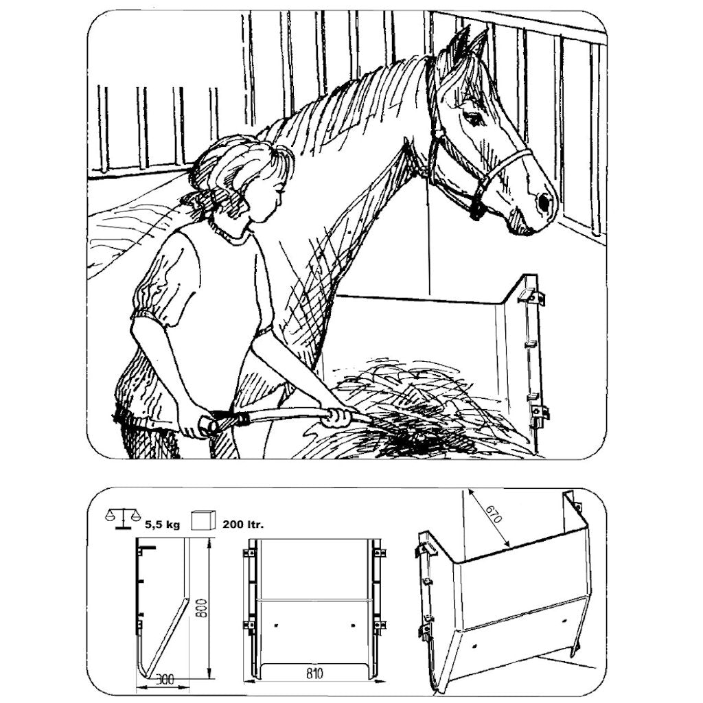 Heuspender »Easy« Futtertrog · 200l