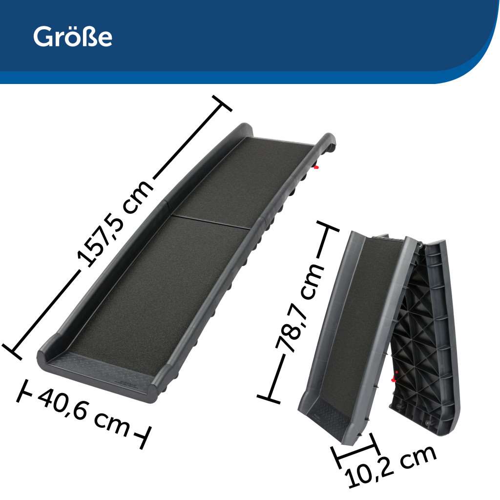 Hunderampe »UltraLite« faltbare Haustierrampe · bis 68kg
