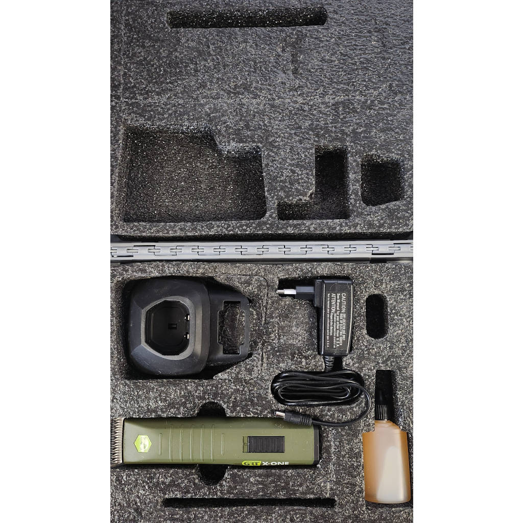 GRT »X-ONE« Horse Schermaschine für Pferde mit 2x Akkus