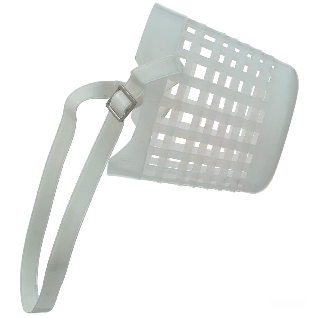 Maulkorb Kunststoff »Bissfrei« für Kälber, Jungvieh · mit Gurt