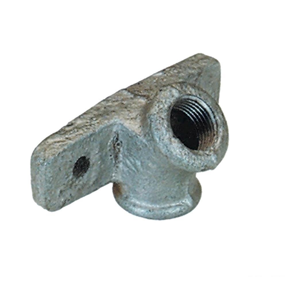 Wandwinkel »Temperguss« für Tränken · 1/2" Gewinde, 15°