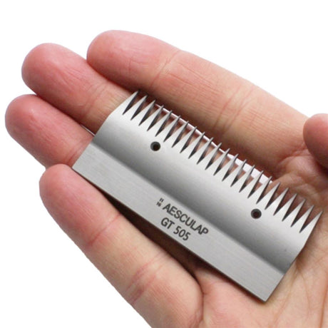 Scherkamm »Aesculap GT 505« obere Schneidplatte 23 Zähne