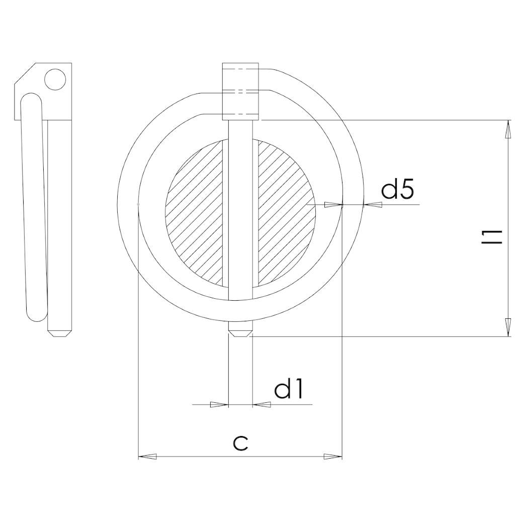 Klapp Stecker »Classic« sichert, verschließt · 11mm 50 Stück
